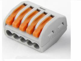 EMENDA WAGO TIPO 222-415 5 CONDUTORES 4,0MM